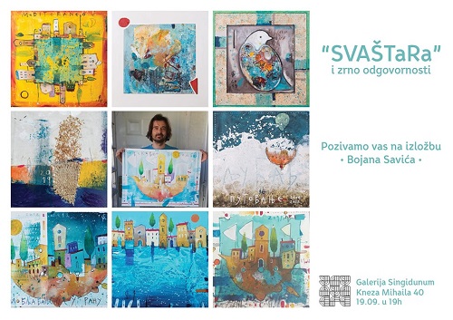 Bojan Savić-SVAŠTARA - Galerija SINGIDUNUM, 19-27.9.2019.